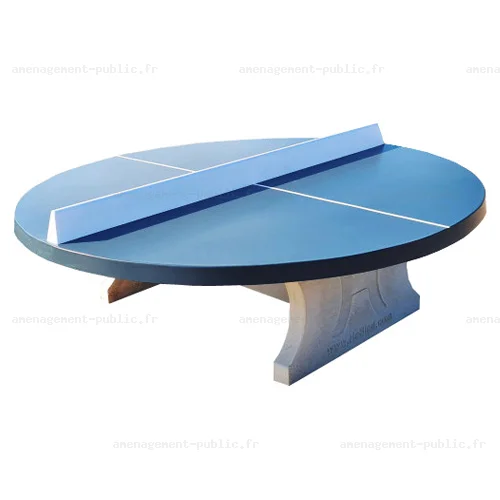 Table de ping pong outdoor ronde en béton